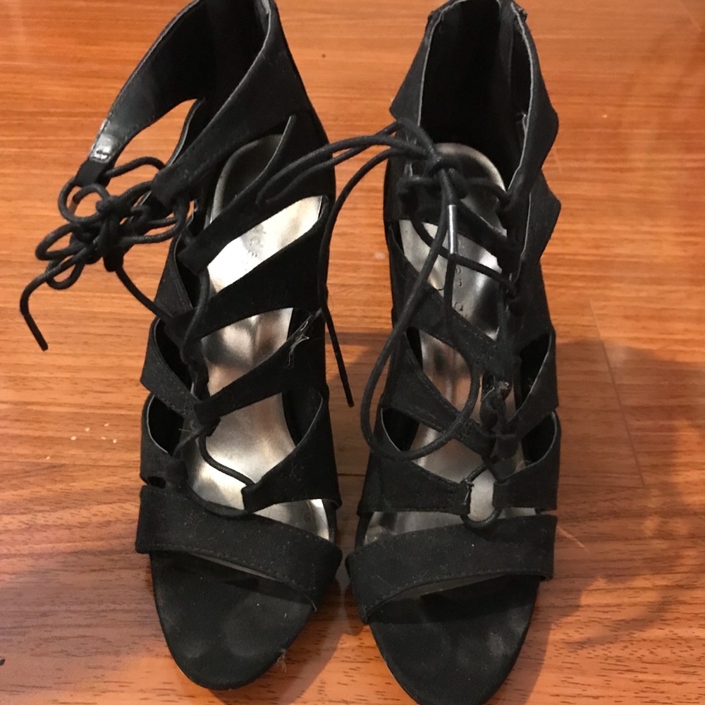 Black high heels
